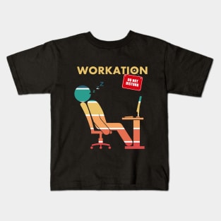 vacation at work Kids T-Shirt